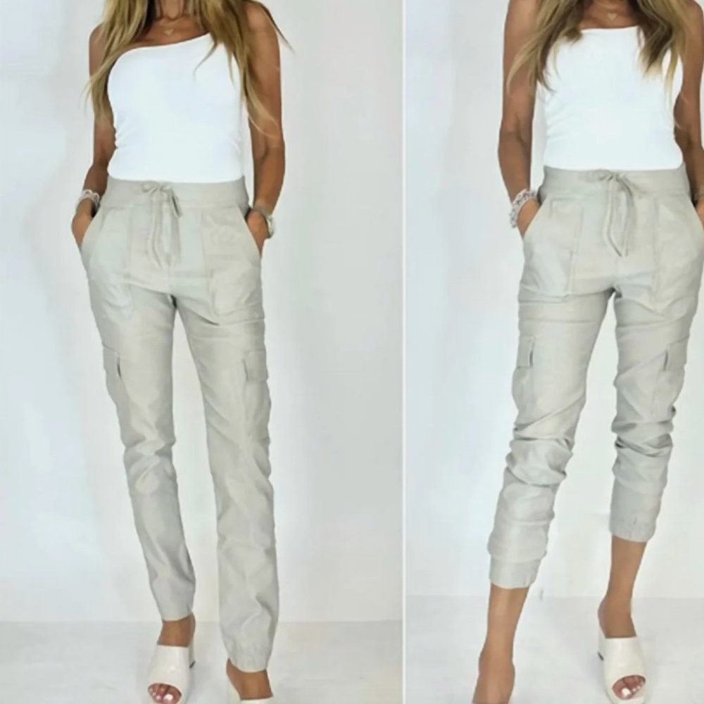 NEW BEVY FLOG women's gaya cargo pants 29  BNWT MSRP $210